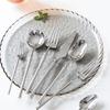 Stainless Steel Cutlery with Steak Cutter Mirror Polished Flatware Utensils Metal Spoons Forks Chopsticks Tableware for Home Parties