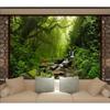 Green Forest Wallpaper Big Tree Landscape Wallpaper Living Room Bedroom Decoration Wallpaper For Walls 3d Murals