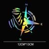 12*13CM Lovely Car Sticker Creative Design Personality Fashion Compass Decoration Accessories Waterproof Cover Scratch Decal
