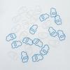 10Pcs Cute Simple Cloud-shaped Paperclips Girl Photo Memo Binder Clip Bookmark Reading Index Tab School Office Binding Supplies