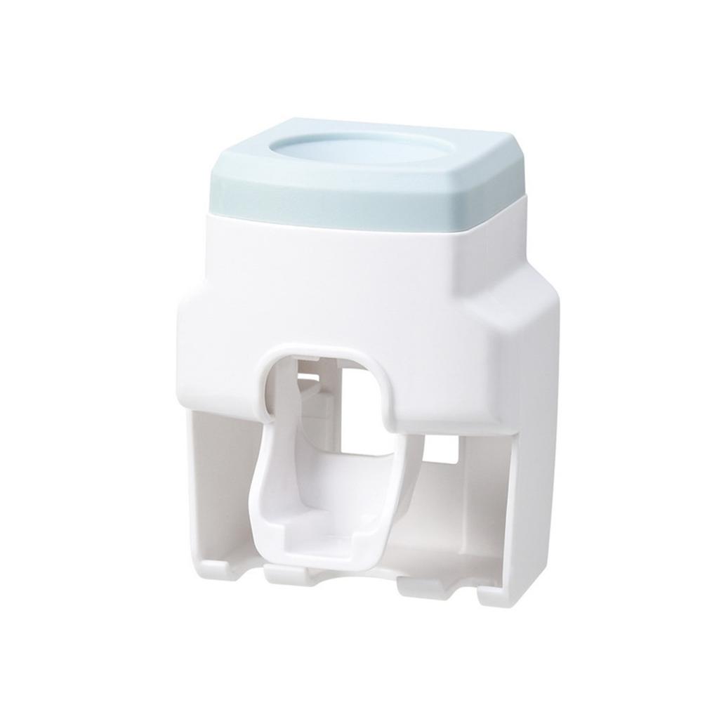 Automatic Toothpaste Dispenser Squeezer with Toothbrush Holder Wall Mounted for Bathroom Adults