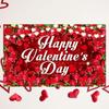 Romantic Valentine's Day Photography Backdrop Happy Valentine's Day Banner Photography Props