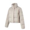 Fitness Series Water-Resistant Solid Color Zipper Stand Collar Comfortable Breathable Short Casual Down Jacket Women Outerwear AYMU102-6