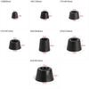 Accessories Cushion Cabinet Speaker Protective Pad PVC  Foot Mat Tapered Furniture Slip Feet