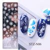1PC Stainless Steel Printing Nail Stamping Plates Manicure Leaves Maple Template Mold Xmas Snowflakes Nail Art DIY Decorations