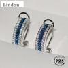 Lindon Women Silvering Crystal Zircon Earrings for Trendy Party