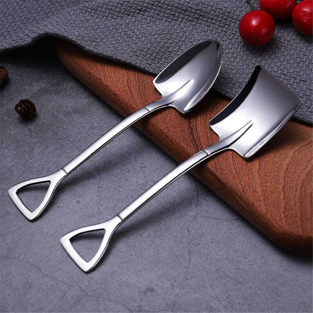 Watermelon Spoon Pure Titanium Tableware Stainless Steel Retro Shovel Dessert Spoon Coffee Spoon