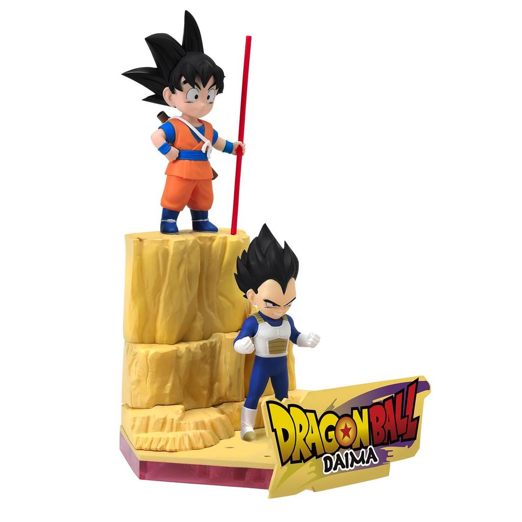 BANDAI SPIRITS Dragon Ball DAIMA Plastic Model Son Goku (Mini) & Vegeta (Mini) Color-Coded Plastic Model