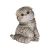 Woobia Scot Sitting Scottish Fold Drooping Ears Brown 14 X X 16cm Doll Figure Ornament Animal Garden Decoration Cat H24085 10.5