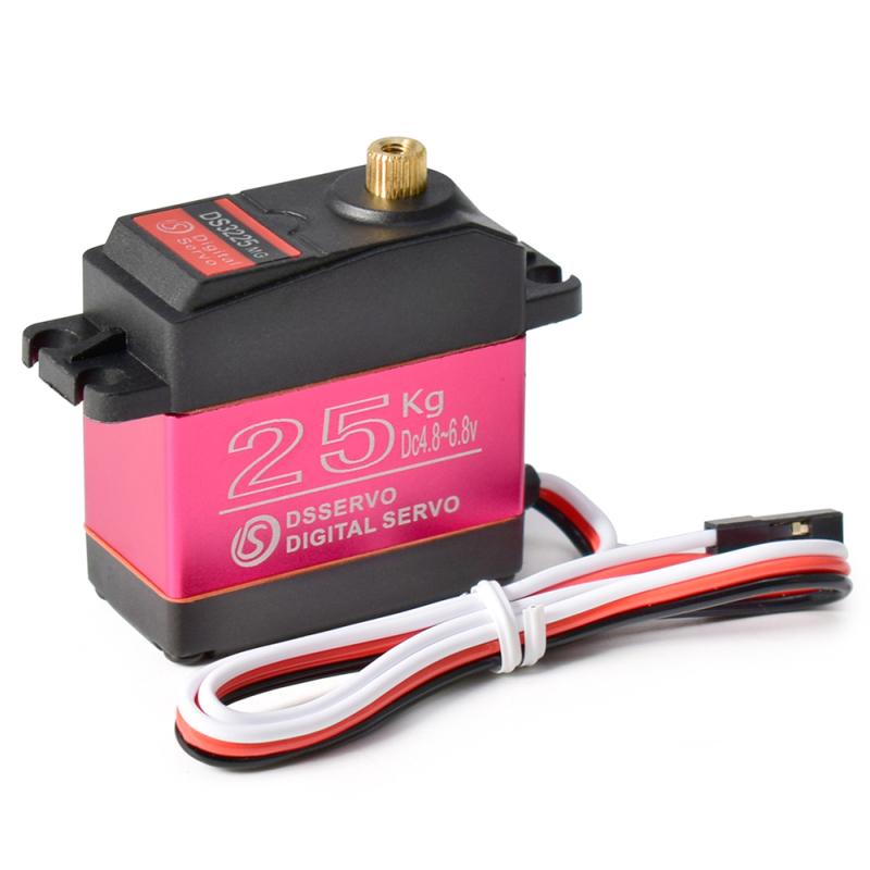 1pcs/4pcs Waterproof Servo Ds3225 Pro 25kg High Speed Metal Gear Digital Servo For Hsp Hpi 1/8 1/10