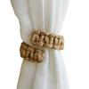 Jute Braided Curtain Holdback Rope Curtain Tiebacks Classic Style Decorative Curtain Holdbacks