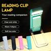 Book Light USB Rechargeable 3 Colors & 5 Brightness 1800K-6000K Reading Light Clip-on Read Lamp Bookmark Night Light Book Lamp