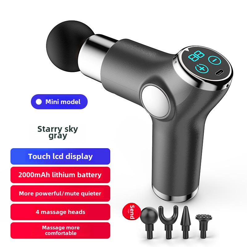 Mini LCD Portable Muscle Massage Gun for Health and Fitness