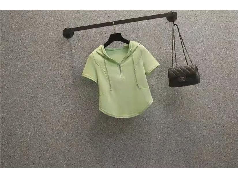 Plus Size Women's Loose Fit Summer Sports Set - Irregular T-Shirt & Wide-Leg Shorts