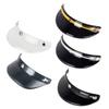 3 Snap-Button Visor Shield for Motorbike Helmet Up Wind Shield Lens for Standard 3-Snap Open Face Helmet