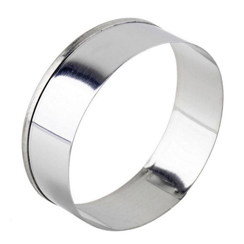 3Pcs Stainless Steel Round Circle Cookie Biscuit Donut Cutter Fondant Cake Paste Mould