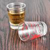 Shot Glass Measuring Cups Espresso Jigger with Scale Heavy Glass Cups for Kitchen Bar Accessories Baking Cooking