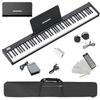 NikoMaku Electronic 88 Japanese MIDI Slim Soft Practice Keyboard Japanese Instruction Manual Included Piano, Keys, SWAN-S, Notation, Compatible,