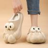 Winter Couple Plus Size Fashionable Lightweight and Plush Warm Slippers Cotton Shoes Men's and Women's Casual Cotton Slippers 36-45
