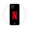 Case for Samsung Galaxy A03 Netflix Logo Red Black Background