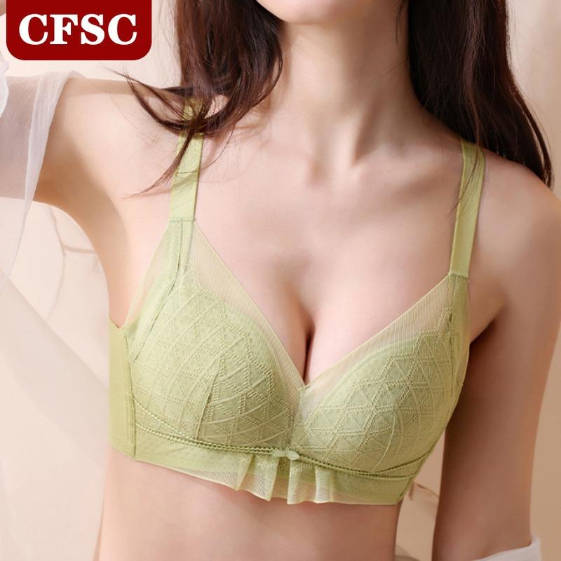 Underwear Summer Thin Section Gathered Breathable Non-steel Ring Bra