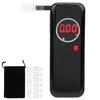 Digital Breath Tester LCD Display Breathalyzer Drunk Driving Analyzer Test Tool W Blow TubeBlack