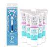 Medicated Pearl White Pro Shine 120g (5-pack) + Tongue Cleaner (Free) for Families