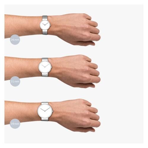 BERING Women's Analog Quartz Classic Collection Watch with Stainless Steel Strap and Sapphire Crystal (14531-868). Officially Imported. 3-Year Interna