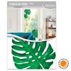 Les Trésors De Lily [Q9543] - Window Stickers 'Monsteras' Green - 40x30 Cm (2 Pieces)