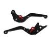 2PCS Motorcycle Brake Clutch Lever 6 Gear Adjustable Better Braking Performance Aluminium Alloy
