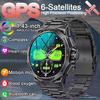 Men Outdoors Sports 1.43" AMOLED Screen Smartwatch Blue Tooth Call Heart Rate Health Monitoring Smart Watches Waterproof Women