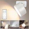 LED Wall Sconces Light  3 Brightness Levels 3 Color Modes Wall Lights  2000mAh Battery Operated 360° Rotatable Touch Control