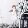 (Nikita) Christmas Wooden Angel Pendant Cute Doll Doll Gift Christmas Tree Pendant