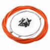 Bike Front Rear Brake Cable Mountain BiCycle Repalcement Brake Cable with Housing Set (Orange)