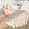 Ultra-Thin Seamless Ice Silk Panties for Women Mid Waisted Soft Stretchy Underwear Breathable Invisible Briefs