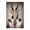 Human Body, Animal Head, Abstract Mural Seal, Giraffe, Painting, Scandinavian Poster, Decoration, Living Room Photo,