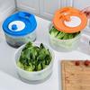 Kitchen Tools Salad Spinner Lettuce Greens Washer Dryer Drainer Crisper Strainer for Washing Drying Leafy Vegetables