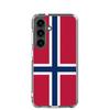 Телефонный чехол - Samsung - Galaxy S24 Plus - Drapeau de la Norvège - Souple - Multicolore