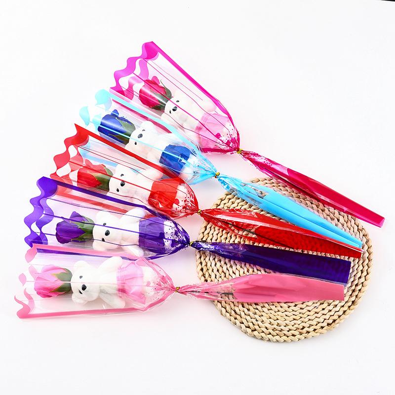 1/5/8pcs Scented Flower Soap Roses Wedding Favors Simulated Flower Mother's Day Single Stem Artificial Rose Valentine's Day