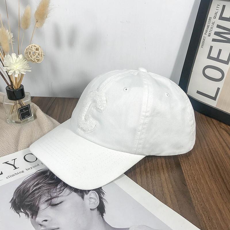 Soft Brim Trendy Baseball Cap For Women And Men Ins Letter Design Sun Hat