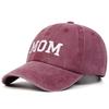 DAD MOM Embroidered Baseball Hat Retro Sports Casual Duck Tongue Hat Sun Hat