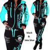 Fashion Women Clothing Women Hooded Tracksuit Printing Fashion Sets Sportswear Athletic Sets