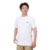 The North Face Run Mesh Half Dome Grayish Size M S/S Tee, White,
