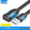 Vixun High-Speed USB Extension Cable: Male To Female for Charging and Data Transfer, Compatible with Mobile Phones, Printers, Keyboards, and More.