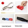 Chenshi Effort-Saving Handheld Metal Hole Punch - Office & Student Use