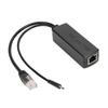 Ethernet DC48V To DC5V Power POE Splitter Adapter Injector Module USB Connector
