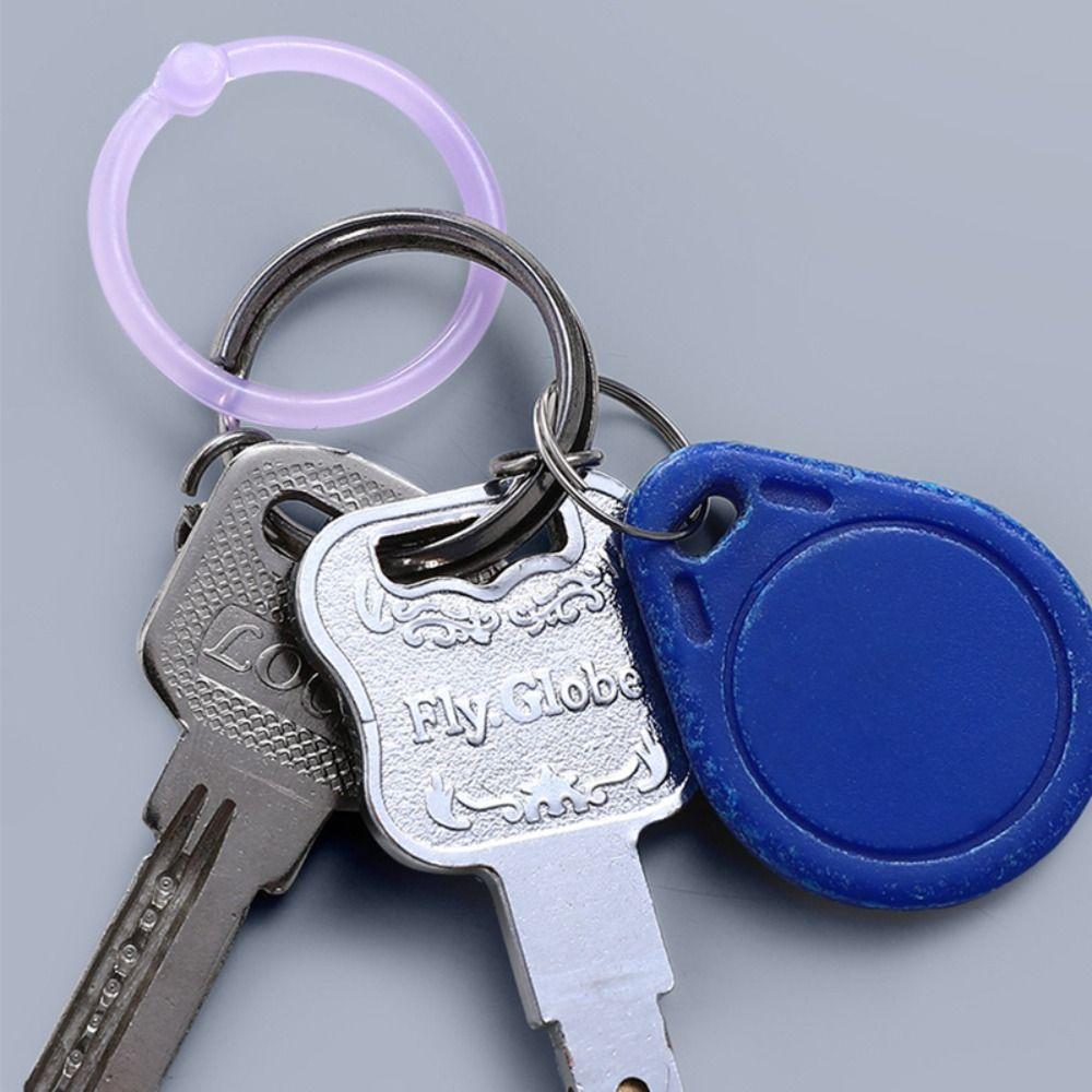 DIY Binder Ring 15/20/25mm Loose Leaf Paper Fixing Clip Loose-leaf Book Hoops  School Office