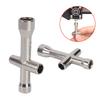 3D Printer Nozzle Tool 4in1 M2 M2.5 M3 M4 Screw Nut Hexagonal Cross Wrench For E3D V6 MK8 Nozzles Mini Spanner