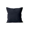 Plain Cushion Cover 60x60 Cm ALIX Navy, by Soleil D'ocre