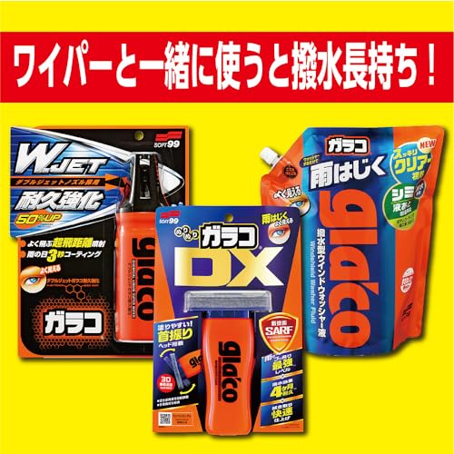 Soft 99 (SOFT99) Glaco Wiper Blade Glaco Wiper Power Water Repellent Blade PB-11 Automotive Water Repellent Wiper Length 550mm Rubber Width 8mm Water